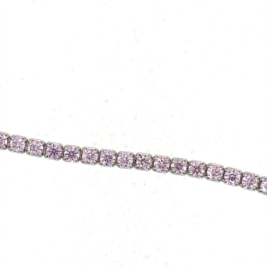 Pulsera Tennis Rose Silver